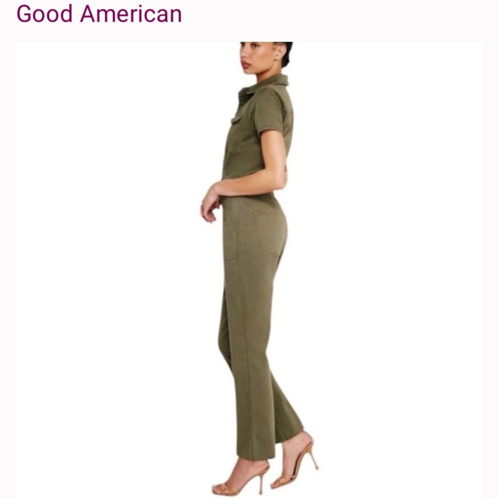 Good American Khaki Jumpsuit for Women